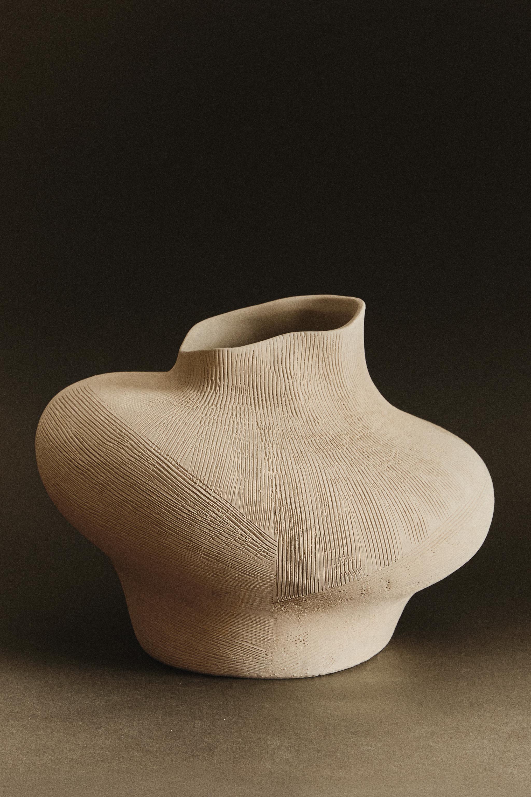 IRREGULAR CERAMIC VASE